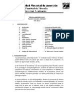 Psicopatología Forense I Programa 2019