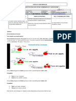 Guía de Aprendizaje 2 Ingles 10°