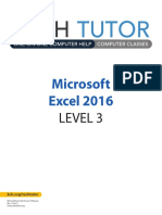 Microsoft Excel 2016: Tutor