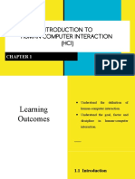 Introduction To Human Computer Interaction (HCI)