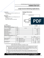 2SB892/2SD1207: Large-Current Switching Applications