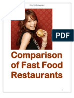 Comparison of Afc & MCDONALD