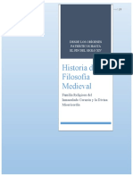 Historia de La Filosofía Medieval