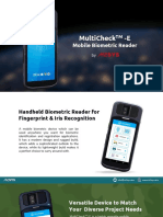 Multicheck - E: Mobile Biometric Reader