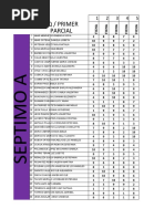 Tabla de Notas