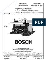 Operating/Safety Instructions Consignes de Fonctionnement/sécurité Instrucciones de Funcionamiento y Seguridad