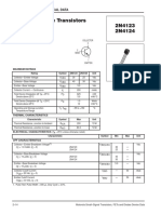 General Purpose Transistors 2N4123 2N4124: NPN Silicon