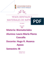 Yesos Dentales