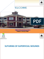 Suturing of Superficial wound-ANAND MLHP