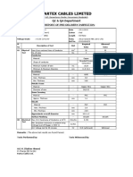 Partex Cables Limited: QC & QA Department