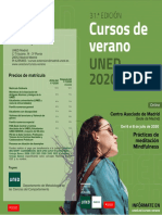 Díptico Prácticas de Meditación Mindfulness