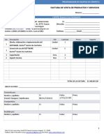 01-4 Factura Venta de Licencia de Software Zentro Gestor de ContratosREYNERIO