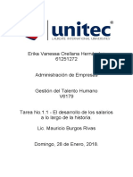 Tarea 1.1 El Desarrollo de Los Salarios A Lo Largo de La Historia