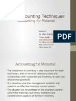 Cost Accounting Techniques