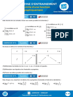 Magazine D'Entrainement: Limite D'une Fonction Graphiquement