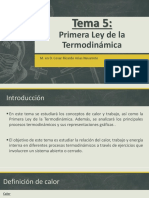 Tema 5-Primera Ley de La Termodinámica