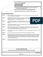 7.5 ", 8.8", 9.75" and 10.25" Ring and Pinion Set Instruction Sheet