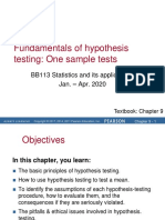 Topic 7-Fundamentals of Hypothesis Testing - One-Sample Tests