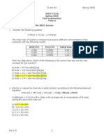 CHEM 1212 202002 Exam 1 Form A Key