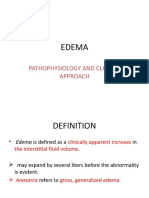 Edema: Pathophysiology and Clinical Approach