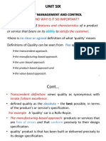 CH 6 Quality Management