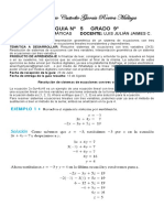 Matemáticas 9° - Guía 5