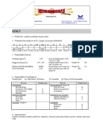 Productos: Composición Química en %: Aluar