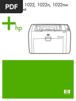 HP Laserjet 1022, 1022N, 1022Nw: Service Manual