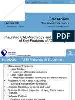 Integrated CAD-Metrology and Alignment of Key Features of A380 Wings