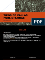 Tipos de Vallas Publicitarias