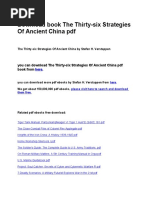 Book The Thirty-Six Strategies of Ancient China PDF