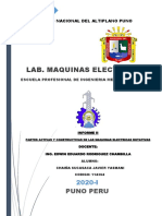 Informe # 2 Partes Activas y Constructivas de Las Maquinas Electricas Rotativas