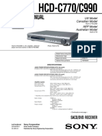 Service Manual: HCD-C770/C990