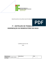 IT 03 - Higienização de Reservatório de Água