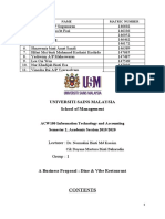 Universiti Sains Malaysia School of Management: Lecturer: Group: 1