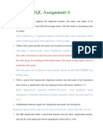 SQL Assignment 6