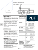 2Fp Series Pressure Compensated Flow Regulator: - Priority Style