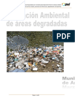 Evaluación Ambiental - Áreas Degradadas