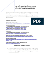 Carga Electrica y Fuerza Eléctricamaterialdeapoyo