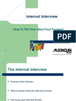 The Internal Interview: How To Put Your Best Foot Forward