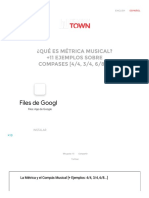 ¿Qué Es Métrica Musical - +11 Ejemplos Sobre Compases (4 - 4, 3 - 4, 6 - 8... )