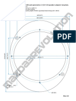 Speaker Template 5x7 - 6x8 To Ø165mm - 6.5' - Mazda 3