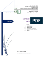 LES ELEMENTS DU GRP VI