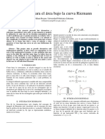 Integracion Del Area de Curva PDF