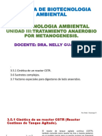 U III TRATMTO ANAEROBICO y METANOGENESIS 2da Parte PDF