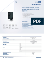 Miniature Sensors: Advanced Global Style Miniature Photoelectic Sensor