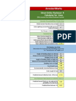 Arresterworks: Direct Strike Flashover Rate Calculator For Lines