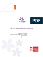 Plan de Negocio Detallitos de Papel PDF