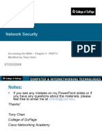 Network Security: Accessing The WAN - Chapter 4 - PART II Modified by Tony Chen