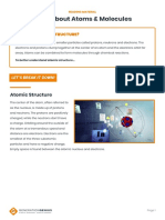 Atoms Molecules Reading Material Grades 6 8